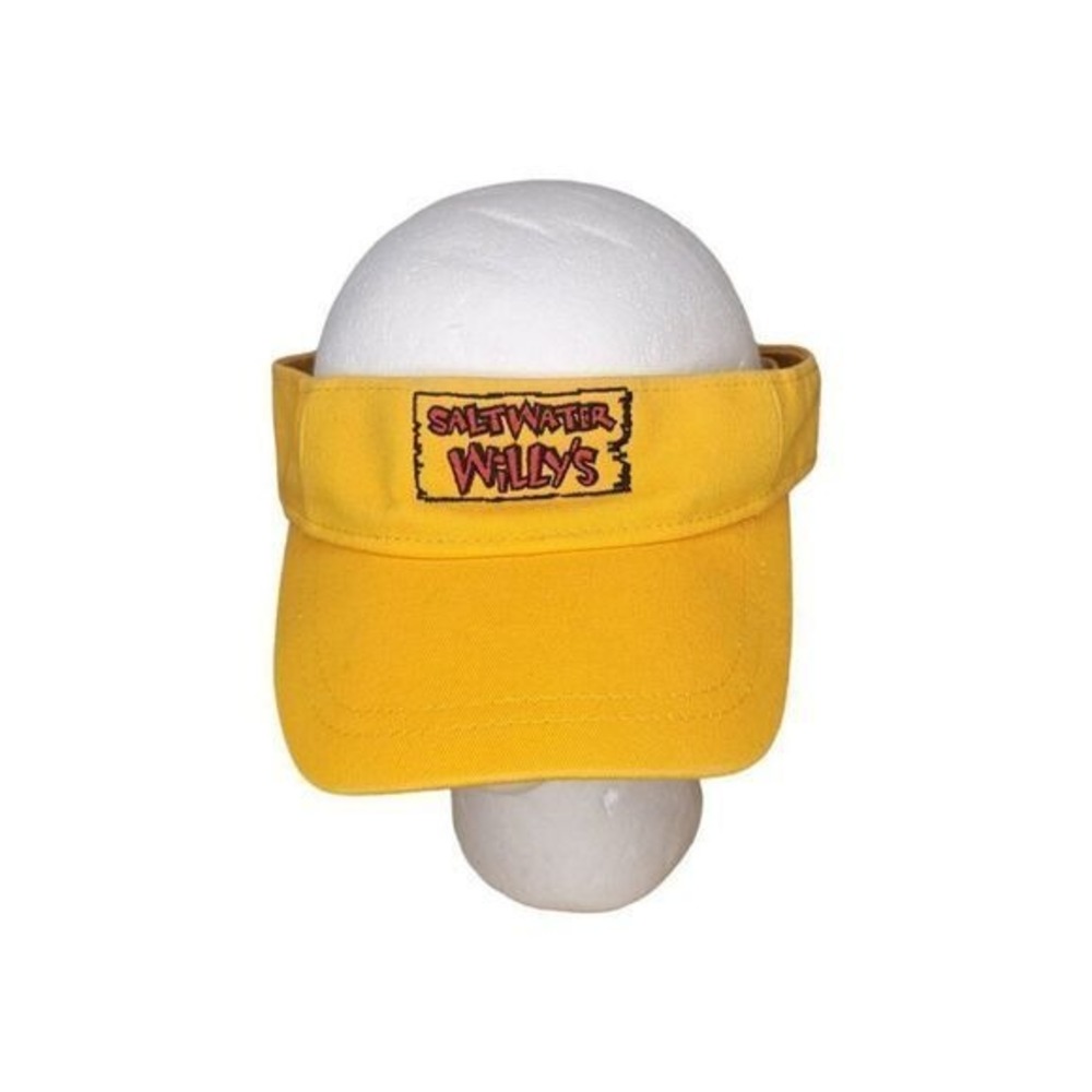 Champion Saltwater Willys Visor Hat Yellow Casual Summer Beach Outdoors Cap OSFA
